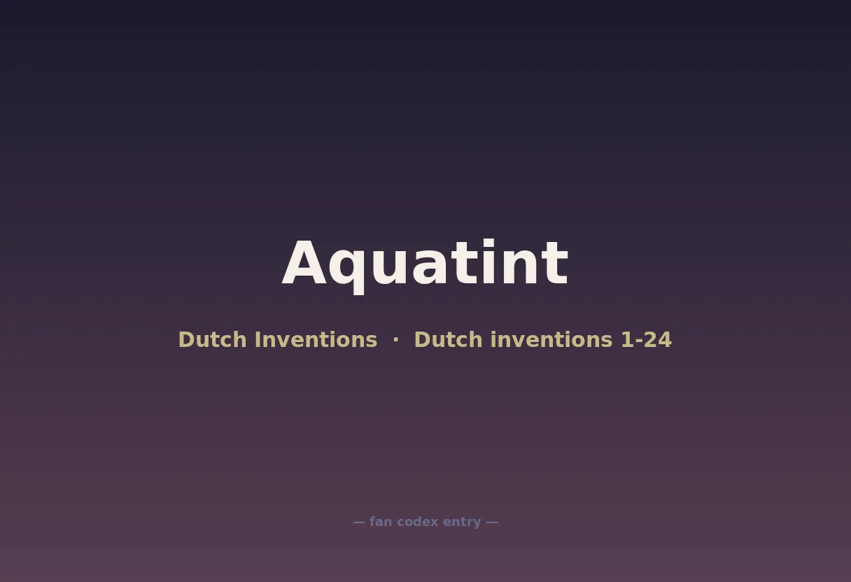 Aquatint